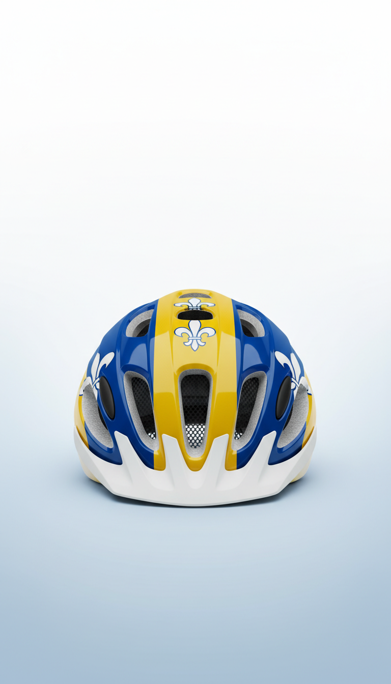 Acadiana Flag Colors Cycling Helmet