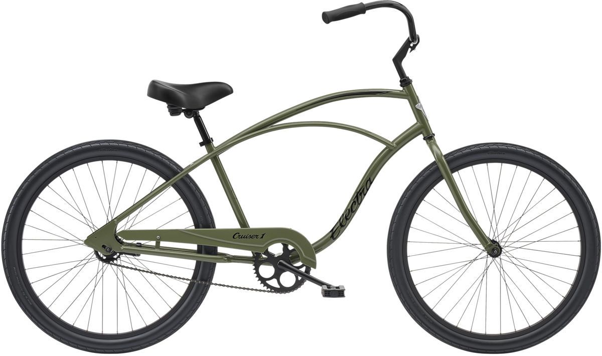 Electra Cruiser 1 Step-Over 24 — Green