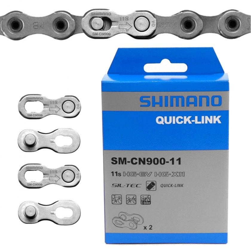 Shimano SM-CN900 11-speed quick links, two pairs