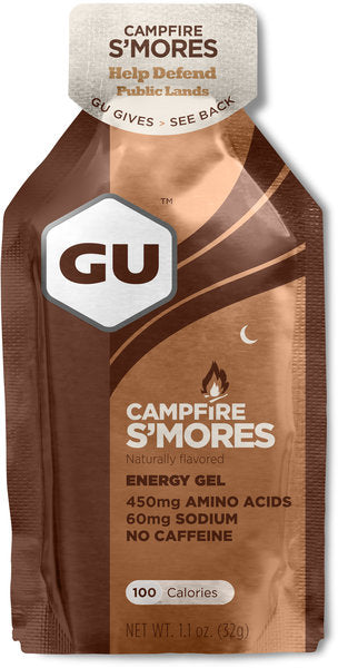 GU Energy Gel — Campfire S’mores, Single Packet