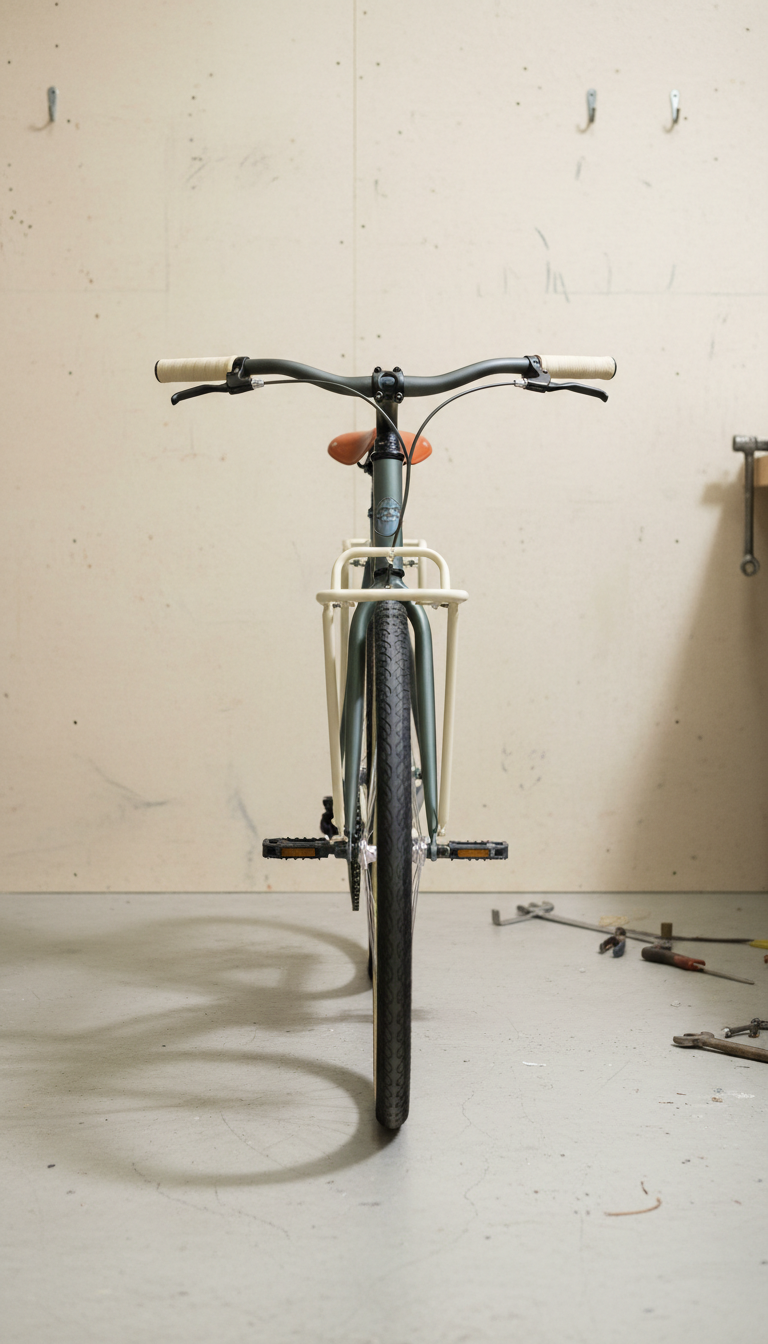 Urban Utility Single-Speed Bicycle