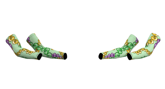 Cycle Zydeco Mardi Gras Fleur-de-lis Arm Sleeves Unisex