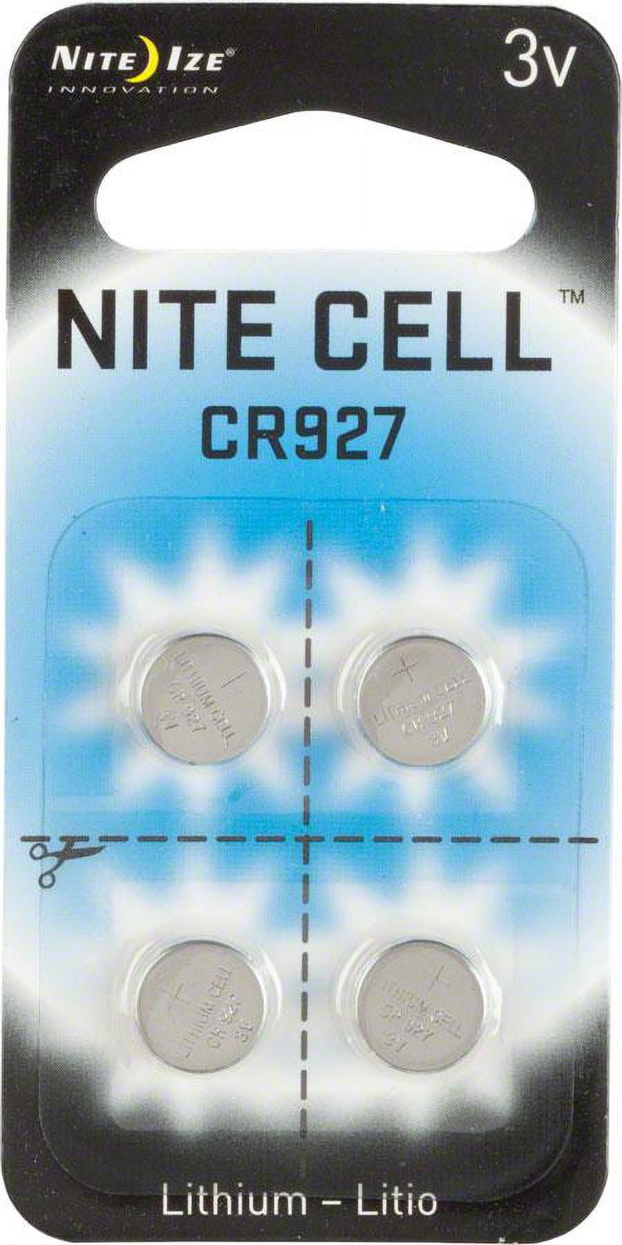 Nite Ize CR927 3V lithium battery card of four