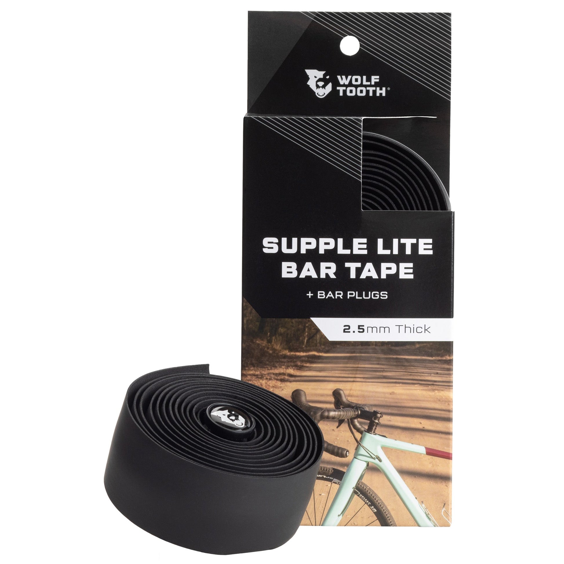 Wolf Tooth Supple Lite Bar Tape - Black product image