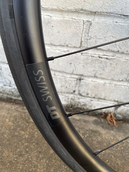 DT Swiss R470 new take-off wheelset with Specialized Turbo Pro T5 tires, cassette and disc rotors
