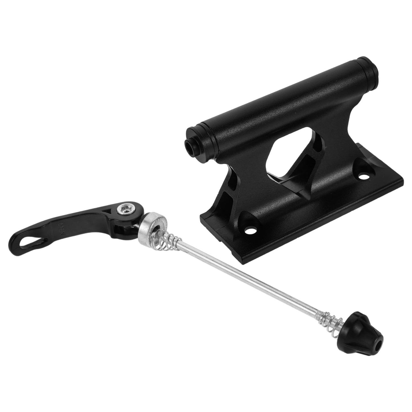 Generic black bicycle front fork mount rack