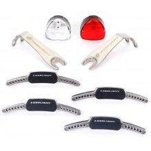 Reelight SL120 battery-free front and rear bicycle light set