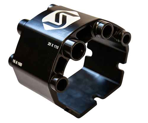Saris TR4 Thru Axle Trap fork mount in black