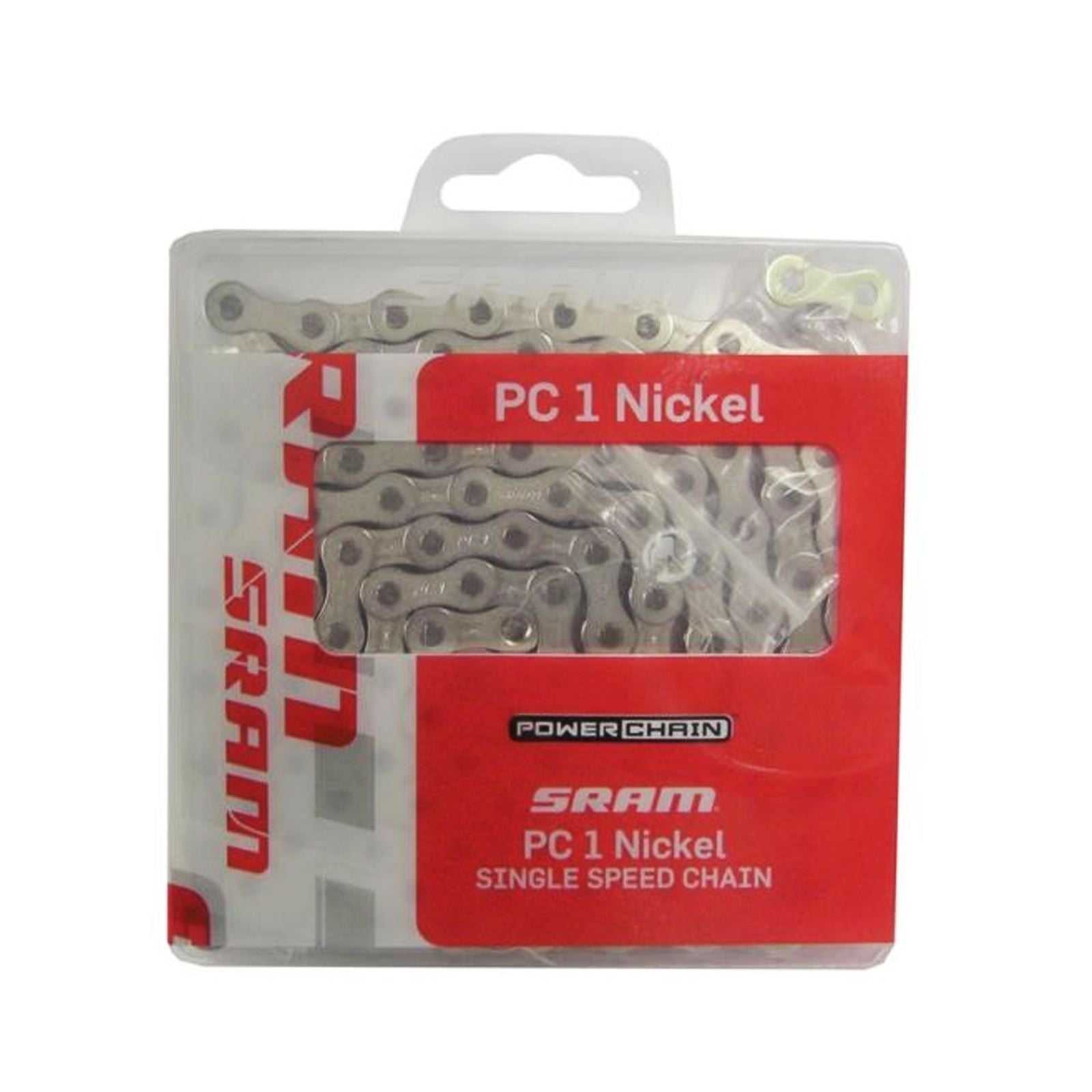SRAM PC-1 single-speed 114-link silver chain