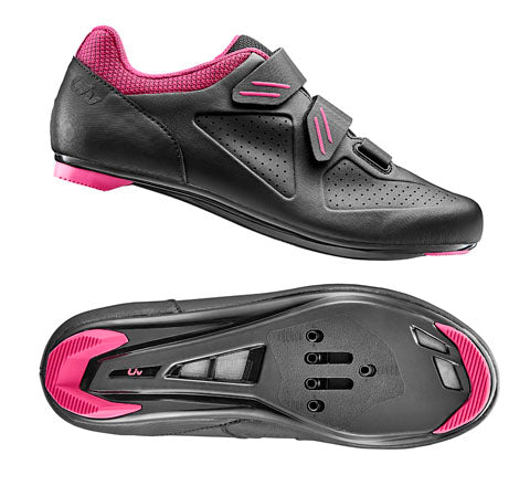 Liv Regalo Cycling Shoes — Black/Fuchsia