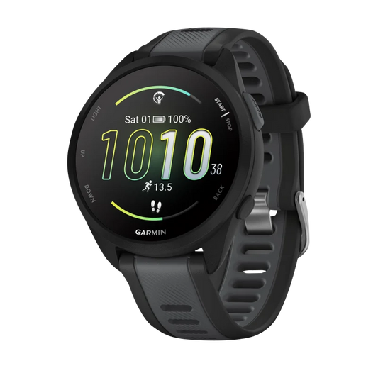 Garmin Forerunner 165 Running Watch - Black/Slate Gray