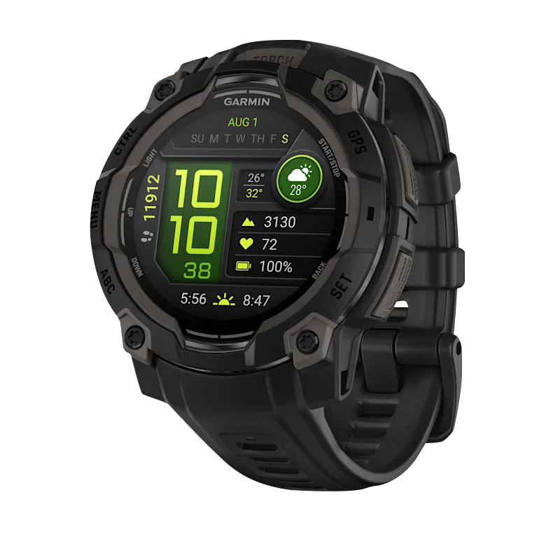 Garmin Instinct® 3 – 45 mm, AMOLED, Black with Black Band