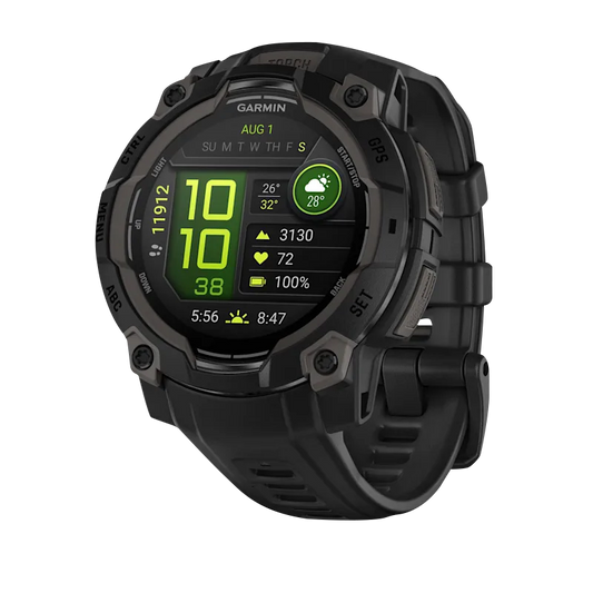 Garmin Instinct® 3 – 45 mm, AMOLED, Black with Black Band