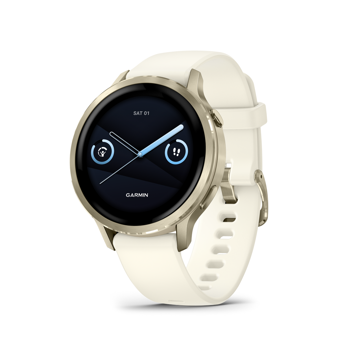 Garmin  Venu® 4 – 41 mm, Lunar Gold with Bone Band