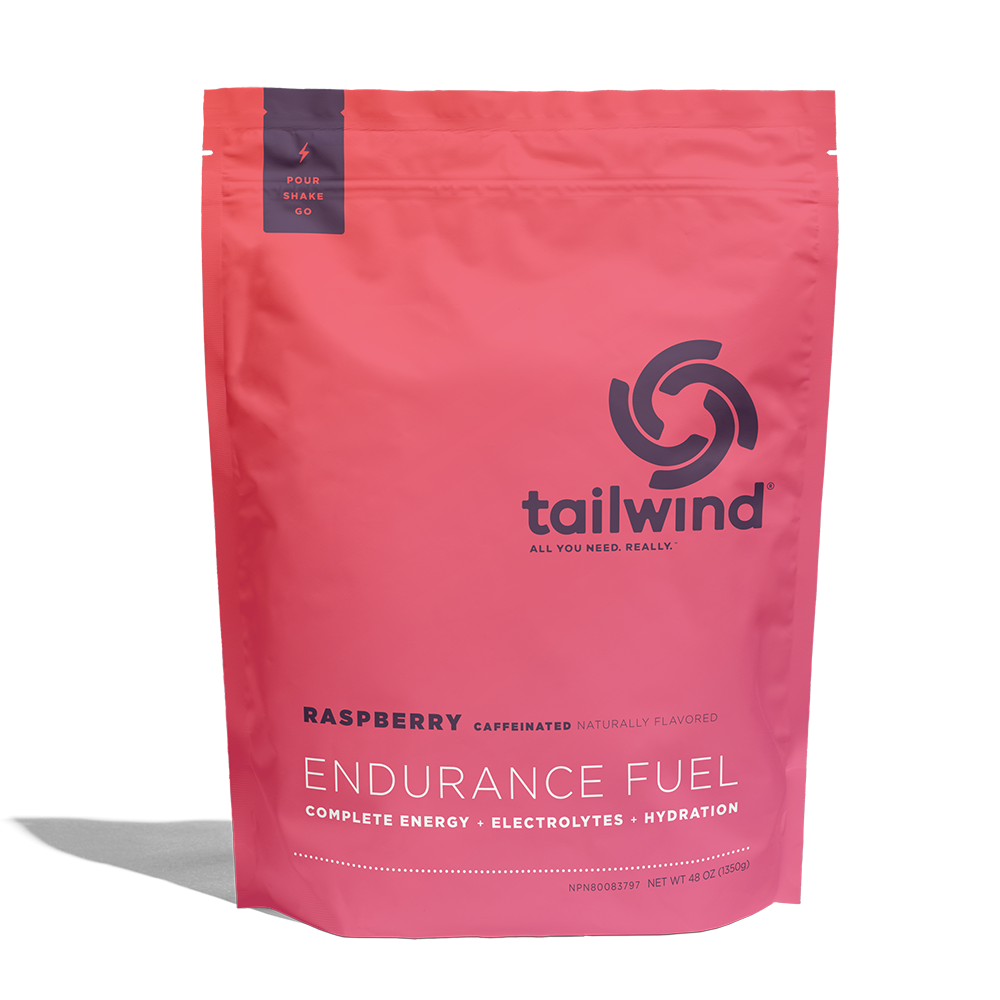 Tailwind Caffeinated Endurance Fuel — Raspberry, 50 Servings