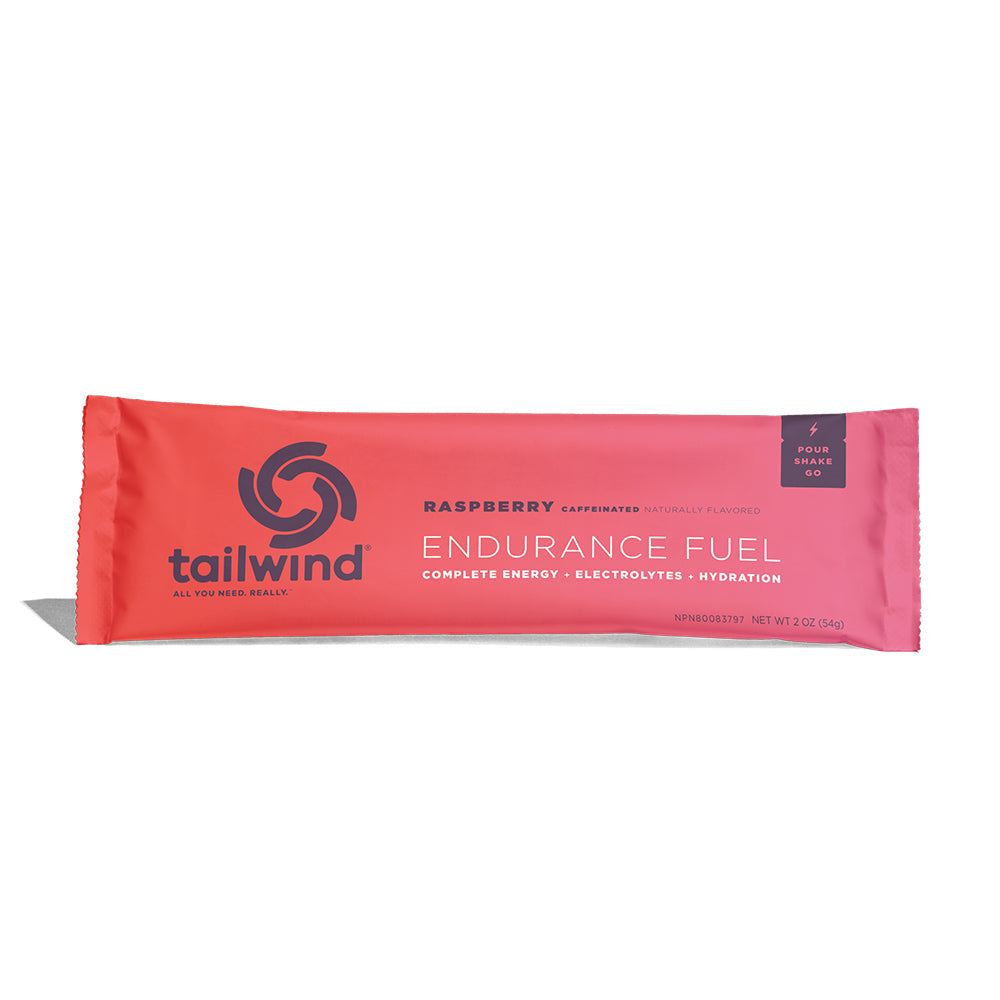Tailwind Caffeinated Endurance Fuel — Raspberry Buzz, Single Packet