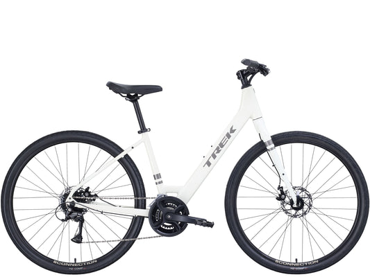Trek Verve 1 Lowstep — Era White