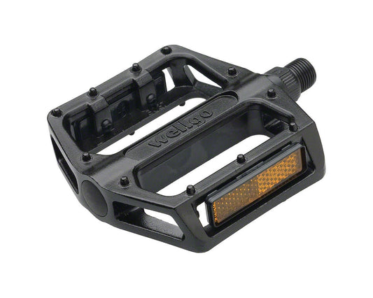 Wellgo B087 BMX platform pedals, black, 9/16 inch